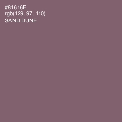 #81616E - Sand Dune Color Image